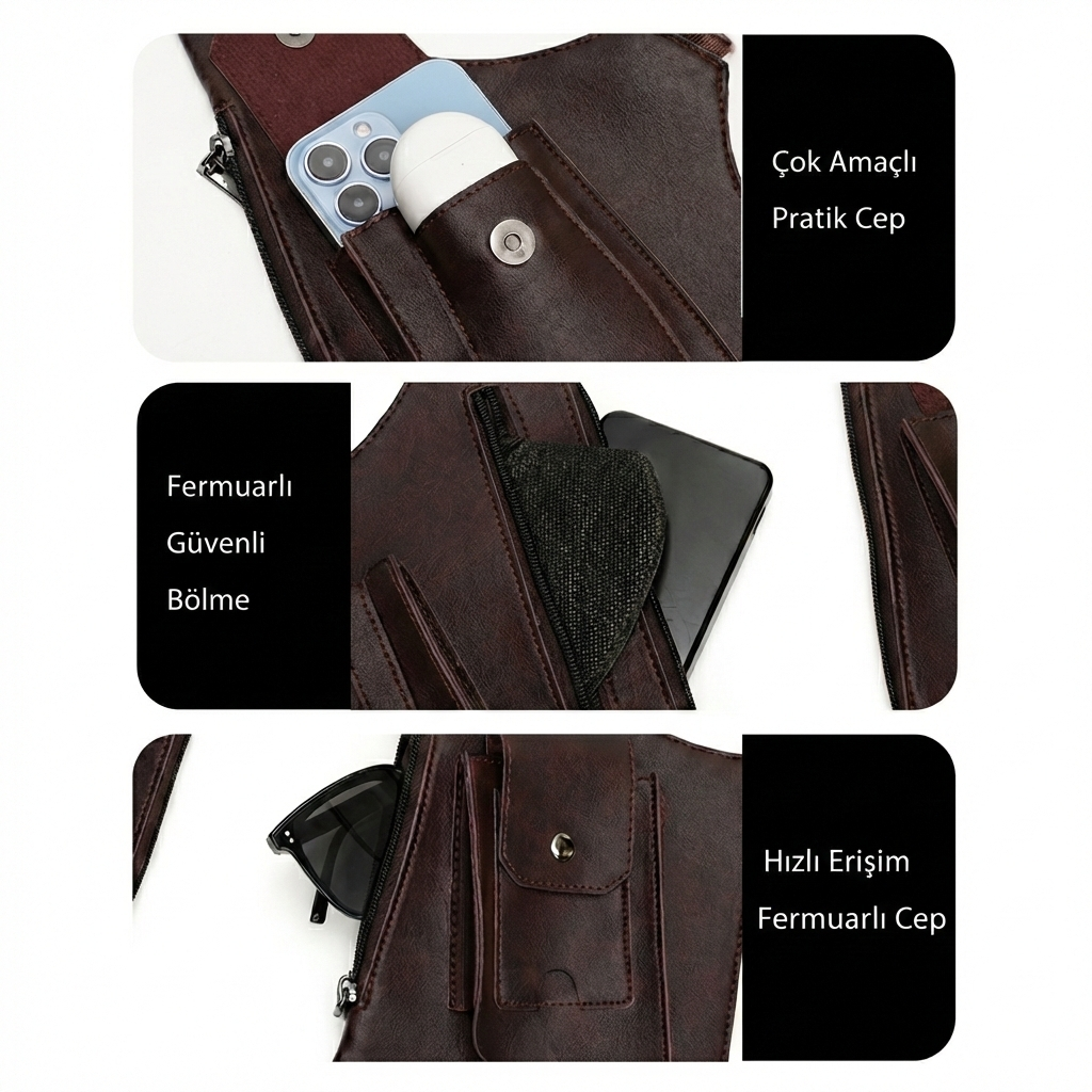 Noctra Çapraz Askılı Premium Çanta